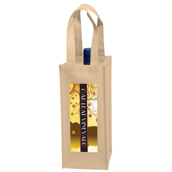 Wine Tote - 1 Bottle Bag in CMYK - Color Evolution