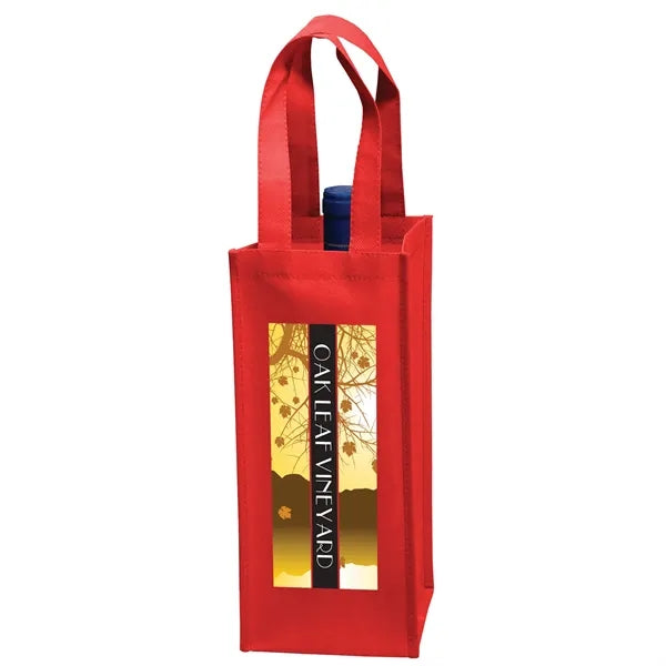 Wine Tote - 1 Bottle Bag in CMYK - Color Evolution