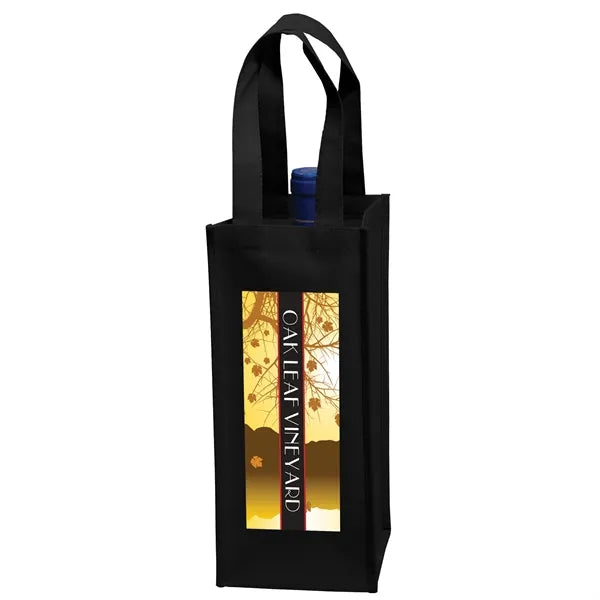 Wine Tote - 1 Bottle Bag in CMYK - Color Evolution
