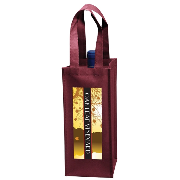 Wine Tote - 1 Bottle Bag in CMYK - Color Evolution
