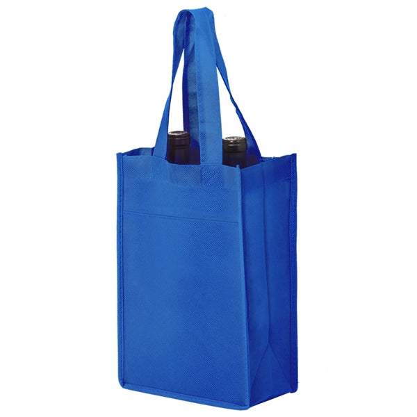 Wine Tote - 2 Bottle Bag - Screen Print