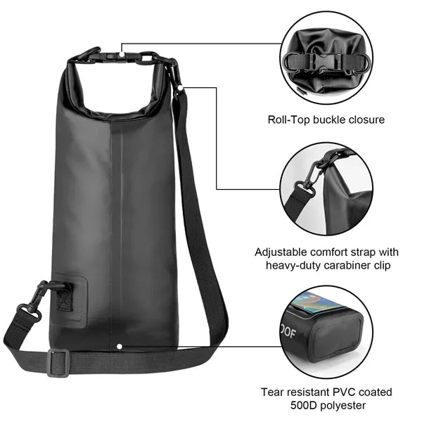 2L Roll Top Waterproof Backpack
