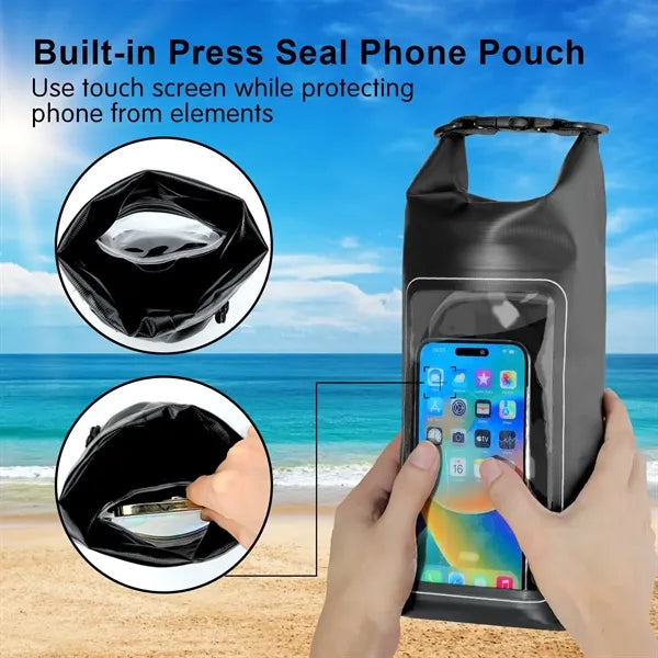2L Roll Top Waterproof Backpack