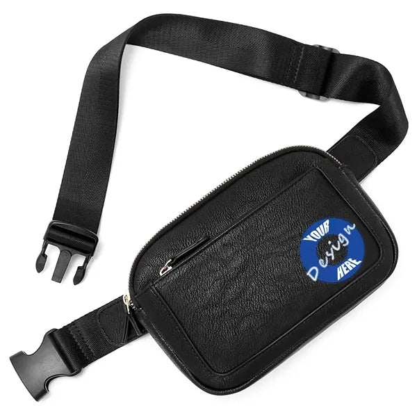 Adjustable Strap Artificial Leather Women's Waist Bag
