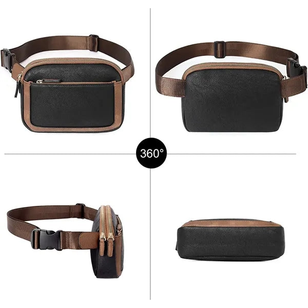 Adjustable Strap Artificial Leather Women's Waist Bag