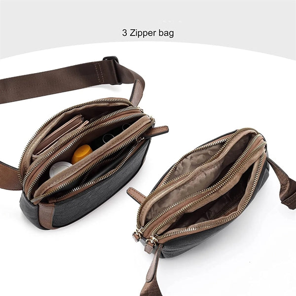 Adjustable Strap Artificial Leather Women's Waist Bag