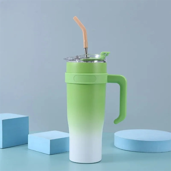 Stainless Steel Car Cup 40oz Travel Mug with Straw