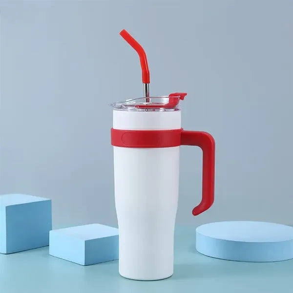 Stainless Steel Car Cup 40oz Travel Mug with Straw