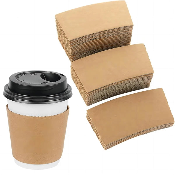 Natural Kraft Cup Sleeves