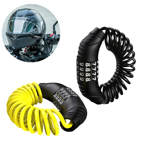 Motorcycle Helmet Lock Cable
