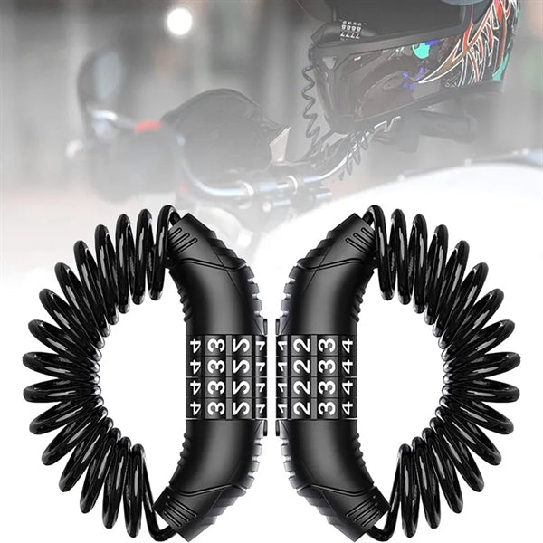Motorcycle Helmet Lock Cable