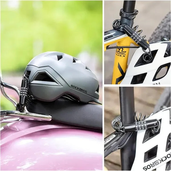 Motorcycle Helmet Lock Cable