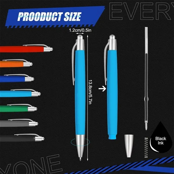 Black Ink Retractable Ballpoint Pen