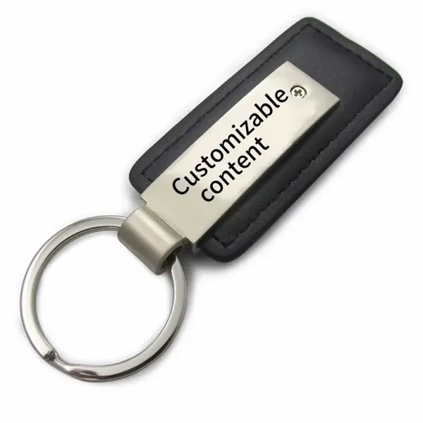 Leatherette Key Tag