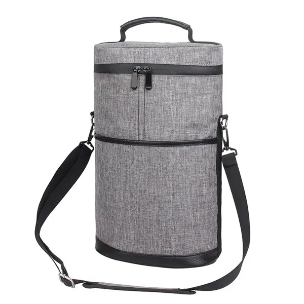 Insulated Wine Carrier Bag for Travel