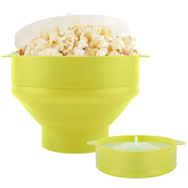 Folded Microwaved Snack Container w/ Lid