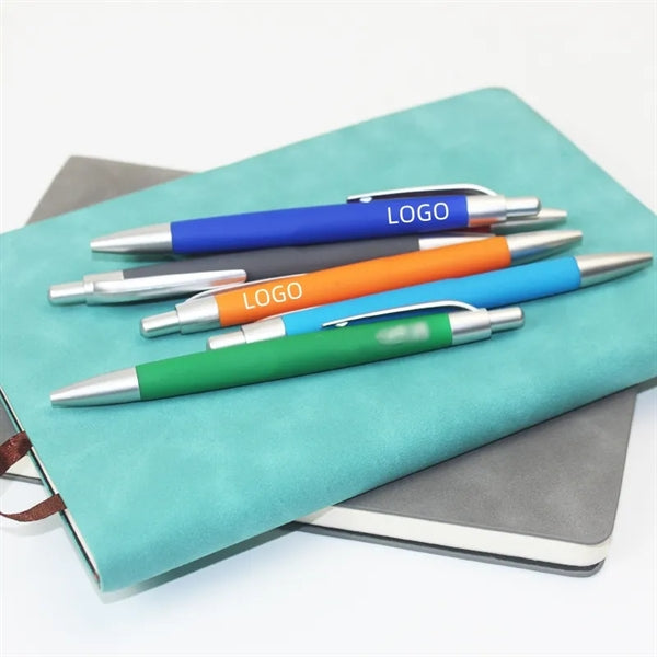 Ballpoint Pen Retractable Office Work Click Rollerball