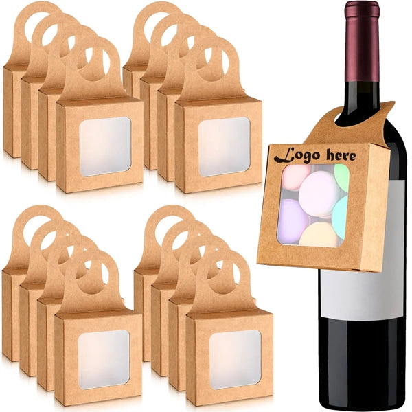 Kraft Paper Wine Bottle Box