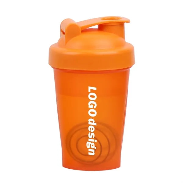 12 OZ Plastic Protein Shaker Bottle for Pre & Post workout