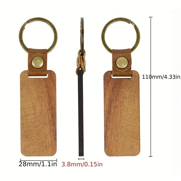 Wooden Keychain