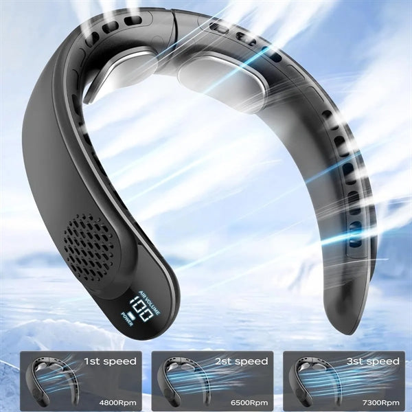 Portable Digital Semiconductor Cooling Bladeless Neck Fan