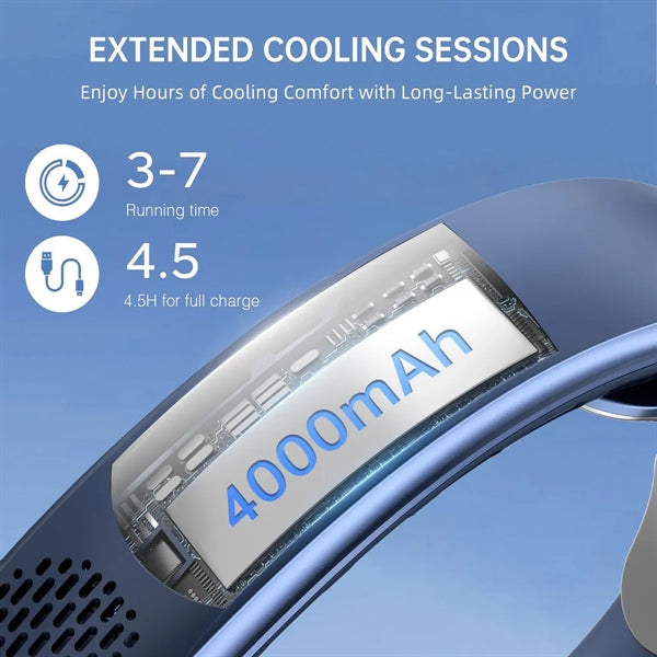 Portable Digital Semiconductor Cooling Bladeless Neck Fan