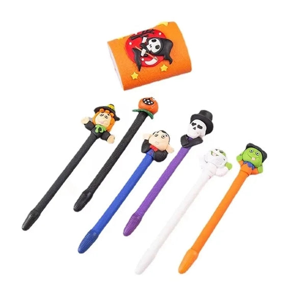 Halloween Pumpkin Witch Skull Heads Ghost Pen