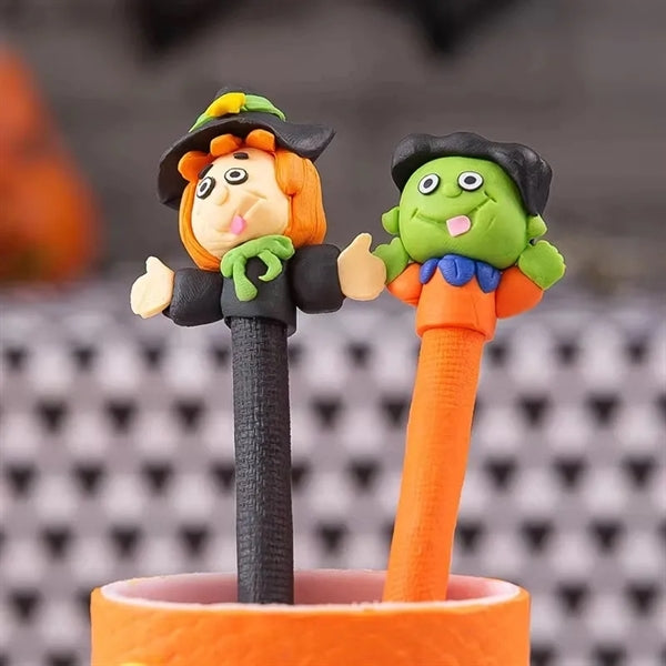 Halloween Pumpkin Witch Skull Heads Ghost Pen
