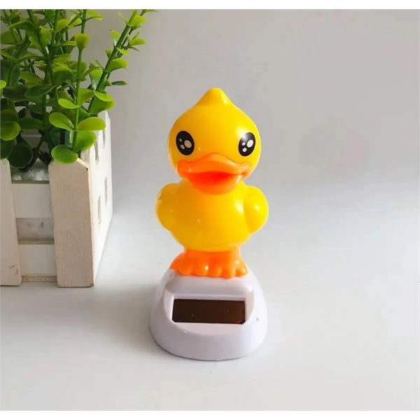Solar Powered Shaking Head Car Decoration Dancing Toys