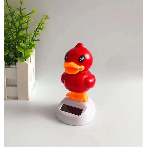 Solar Powered Shaking Head Car Decoration Dancing Toys