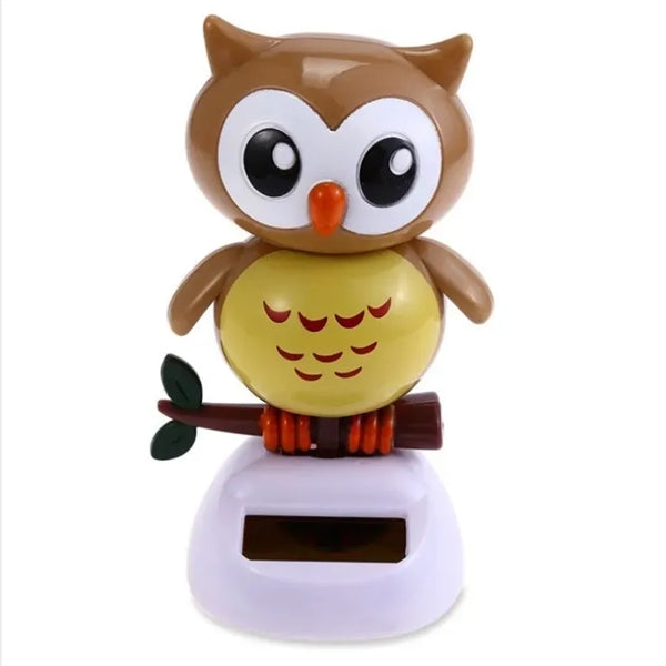 Solar Powered Shaking Head Car Decoration Dancing Toys