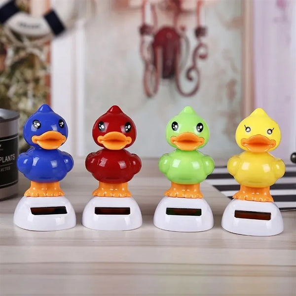 Solar Powered Shaking Head Car Decoration Dancing Toys