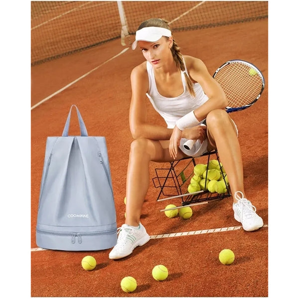 Fitness Tennis Backpack with Shoe Compartment