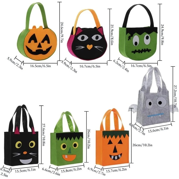 Felt Halloween Trick or Treat Basket