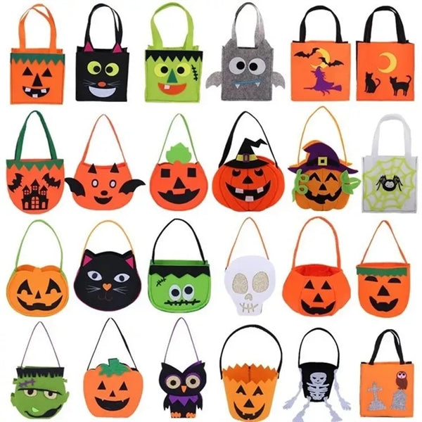 Felt Halloween Trick or Treat Basket