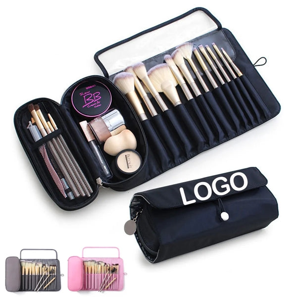 Portable Makeup Brush Organizer Cosmetic Bag For Travel