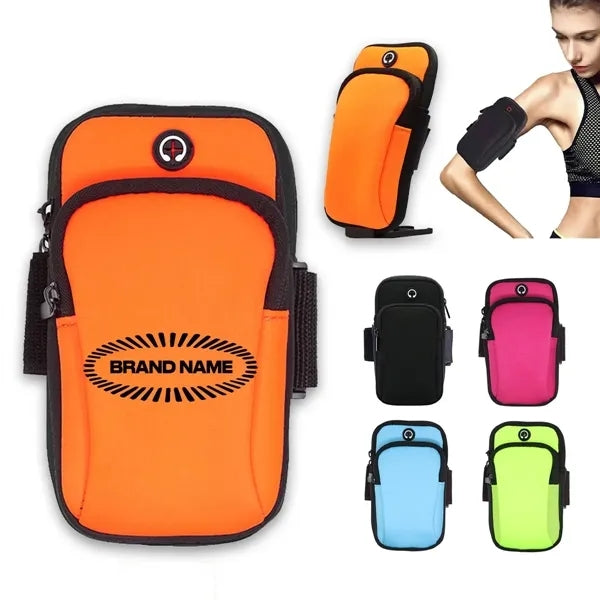 Fitness Arm Band Outdoor Sports Storage Pouch Running