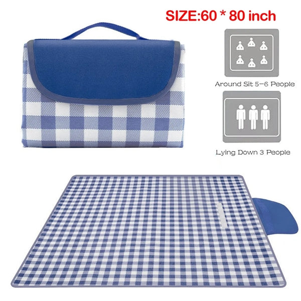 Large Sandproof Waterproof Portable Beach Blanket Mat