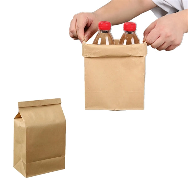 Eco Kraft Paper Bag for Bread,Pastries, and Snacks Packaging