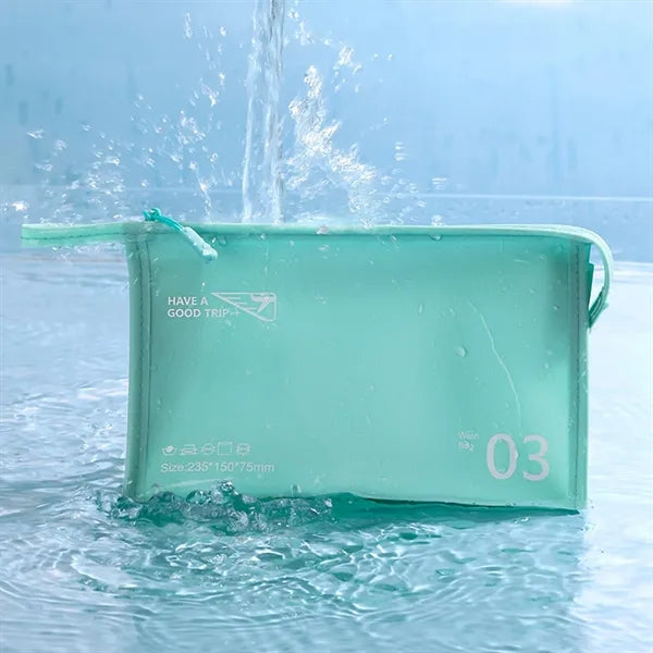 Clear PVC Waterproof Makeup Hand Bag