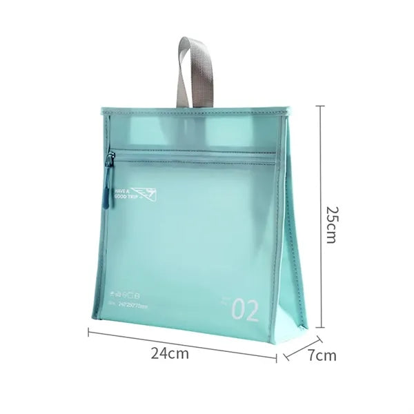 Portable Transparent Waterproof PVC Cosmetic Bag