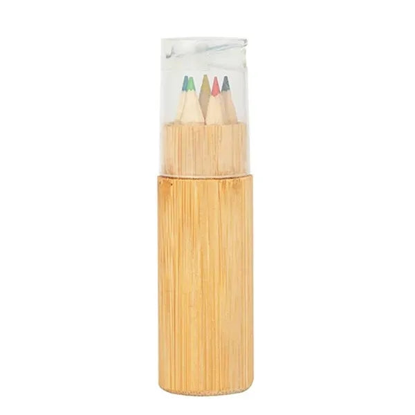 5-Piece Colored Pencil Set With Dual Sharpener
