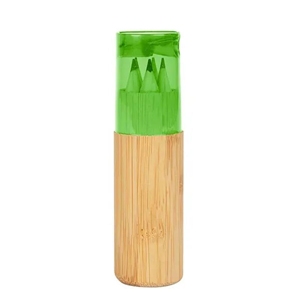 5-Piece Colored Pencil Set With Dual Sharpener