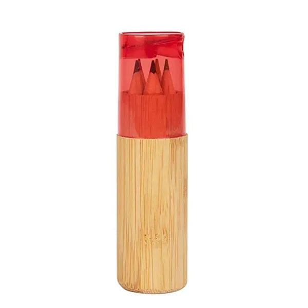 5-Piece Colored Pencil Set With Dual Sharpener