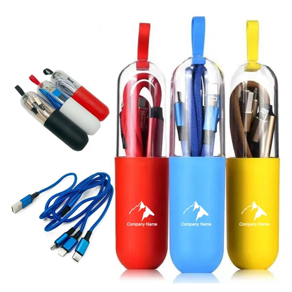 Three-In-One Data Cable