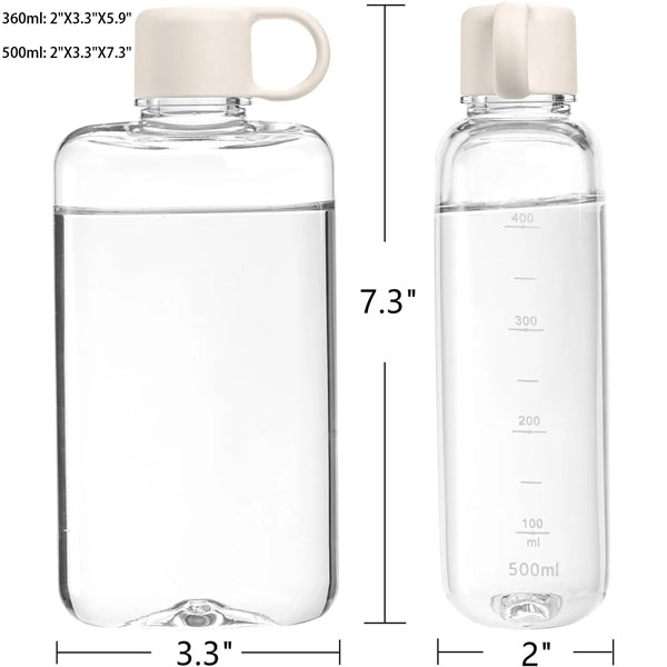 Portable Flat Water Bottles