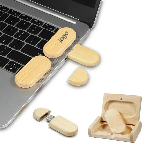 Natural Wooden 32GB USB Flash Drive