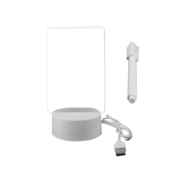 3D Acrylic USB Personalized DIY Message Board Night Light