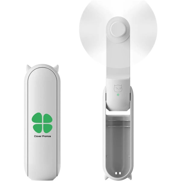 Mini Rechargeable Handheld Small Pocket Fan with Power Bank