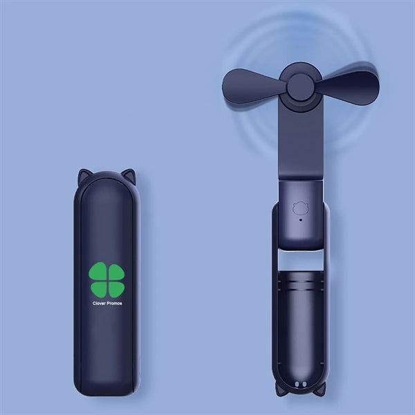 Mini Rechargeable Handheld Small Pocket Fan with Power Bank